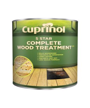 Cuprinol 5 Star Complete Wood Treatment 2.5L clear