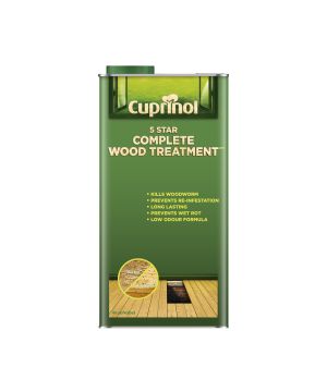 Cuprinol 5 Star Complete Wood Treatment 5L clear wood care treatment