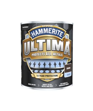 Hammerite Ultima smooth brown 750ml exterior metal paint