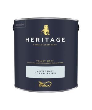 Dulux Heritage Clear Skies Matt Emulsion 2.5L interior paint