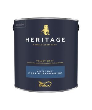Dulux Heritage Deep Ultramarine Matt Emulsion Paint 2.5L