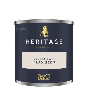 Dulux Heritage Flax Seed 125ml Tester Pot interior matt emulsion paint