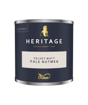 Dulux Heritage Pale Nutmeg 125ml interior matt emulsion paint tester pot