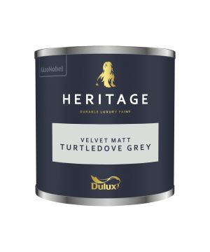 Dulux Heritage Turtledove Grey 125ml Matt Emulsion Tester Pot