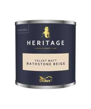 Dulux Heritage Bathstone Beige 125ml Matt Emulsion Tester Pot