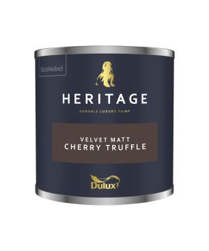 Dulux Heritage 125ml Cherry Truffle interior paint tester pot