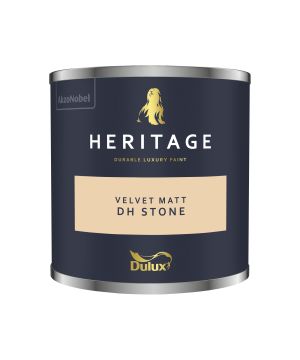 Dulux Heritage 125ml DH Stone matt emulsion tester pot
