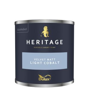 Dulux Heritage 125ml Light Cobalt matt emulsion paint tester pot