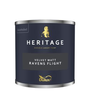 Dulux Heritage Ravens Flight 125ml interior matt emulsion paint tester pot