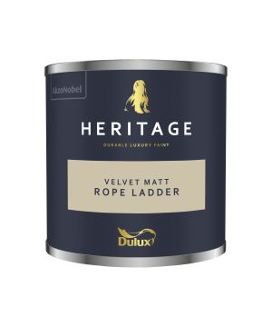 Dulux Heritage Rope Ladder 125ml Tester Pot of luxury washable matt emulsion interior paint