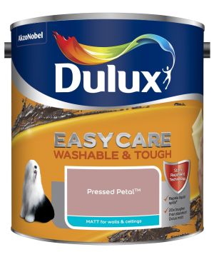 Dulux Easycare Washable and Tough Matt Emulsion 2.5L Pressed Petal paint