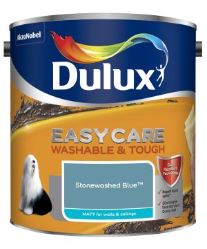 Dulux Easycare Washable and Tough Matt Emulsion 2.5L in Stonewashed Blue