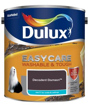 Dulux Easycare Washable & Tough Matt Emulsion - Decadent Damson - 2.5L