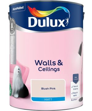 Dulux Blush Pink Matt Emulsion Paint 5L