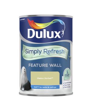 Dulux Simply Refresh Feature Wall Matt Paint in Melon Sorbet, 1.25L