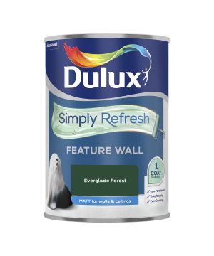 Dulux Simply Refresh Feature Wall Matt Paint Everglade Forest 1.25L