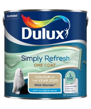 Dulux Simply Refresh One Coat Matt Emulsion Paint in Wild Wonder, 2.5L