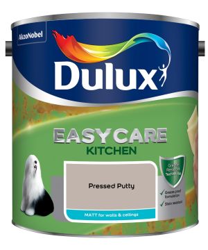 Dulux Easycare Kitchen Matt Emulsion Paint in Pressed Putty, 2.5L
