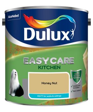 Dulux Easycare Kitchen Matt Emulsion Paint in Honey Nut, 2.5L tin