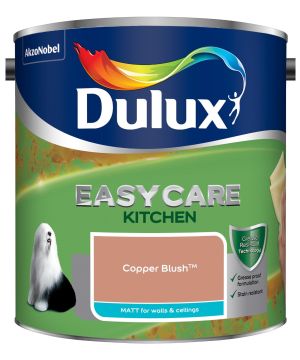 Dulux Easycare Kitchen Matt Emulsion Paint in Copper Blush, 2.5L