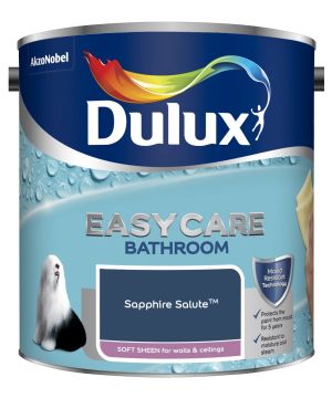 Dulux Easycare Bathroom Soft Sheen Paint Sapphire Salute 2.5L tin
