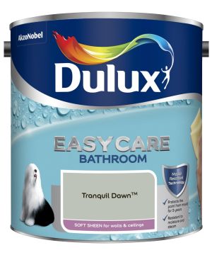 Dulux Easycare Bathroom Soft Sheen Paint in Tranquil Dawn, 2.5L