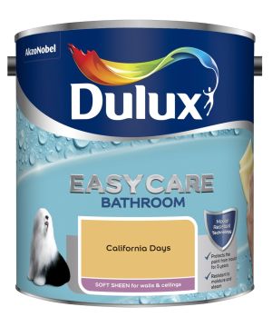 Dulux Easycare Bathroom Soft Sheen Emulsion California Days 2.5L paint tin