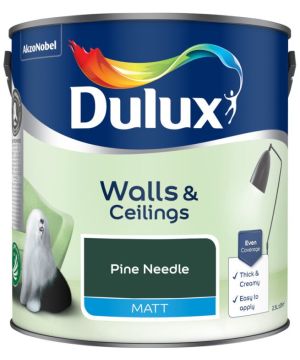 Dulux Matt Emulsion Paint in Pine Needle, 2.5L tin