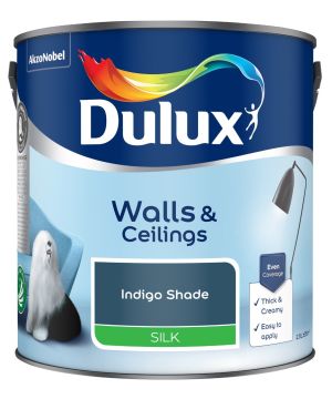 Dulux Silk Emulsion Paint Indigo Shade 2.5L tin