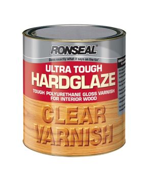 Ronseal Ultra Tough Hardglaze Varnish Clear Gloss 2.5L tin