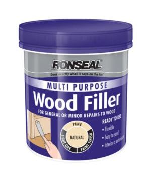Ronseal Multi Purpose Wood Filler Tub, Natural, 250g