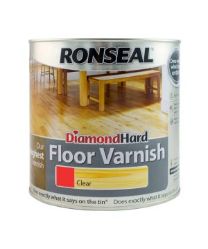 Ronseal Diamond Hard Floor Varnish Clear Gloss 2.5L