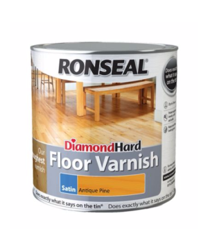 Ronseal Diamond Hard Floor Varnish Antique Pine Satin 2.5L