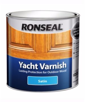 Ronseal Yacht Varnish Clear Satin 2.5L
