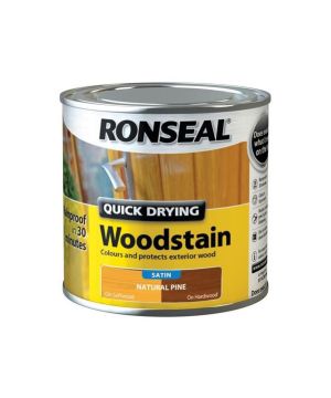 Ronseal Quick Drying Woodstain Natural Pine Satin 2.5L