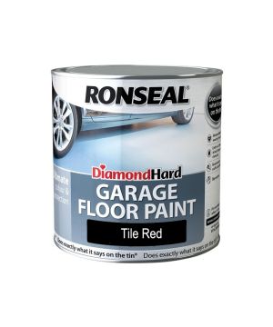 Ronseal Diamond Hard Garage Floor Paint in Tile Red, 2.5L