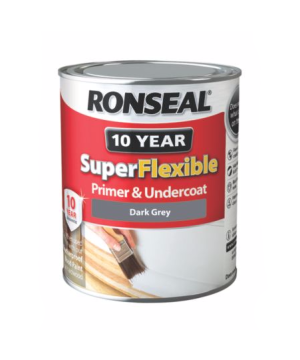 Ronseal SuperFlexible Wood Primer & Undercoat in Grey, 750ml