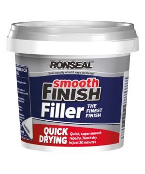 Ronseal Quick Drying Smooth Finish Filler - 600g in white
