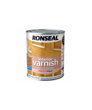 Ronseal Diamond Hard Interior Varnish in French Oak Satin 250ml