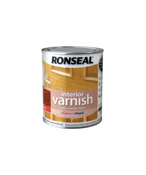 Ronseal Interior Diamond Hard Varnish 250ml in Medium Oak Gloss