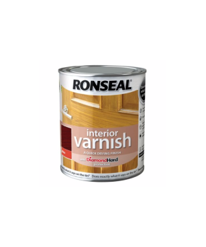 Ronseal Interior Diamond Hard Varnish Teak Gloss 250ml