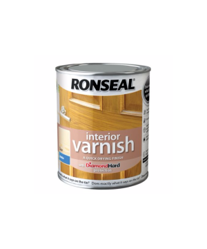 Ronseal Interior Diamond Hard Varnish 250ml clear satin
