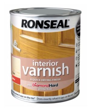 Ronseal Interior Diamond Hard Varnish Clear Gloss 2.5L