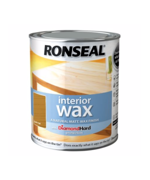 Ronseal Interior Wax 750ml in Dark Oak