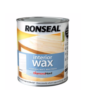 Ronseal Interior Wax 750ml White Ash