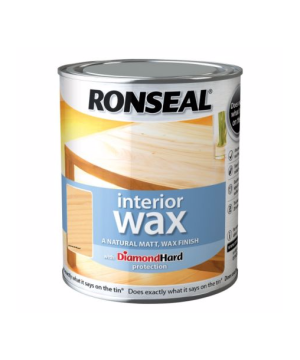 Ronseal Interior Wax in Almond Wood, 750ml