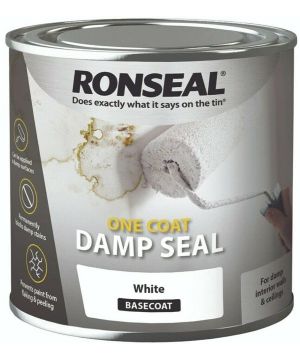 Ronseal One Coat Damp Seal White 2.5L specialist paint