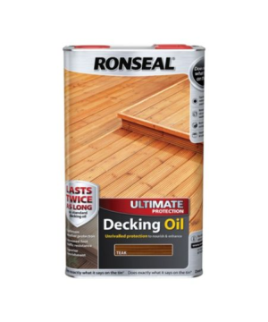 Ronseal Ultimate Decking Oil, Teak, 5L