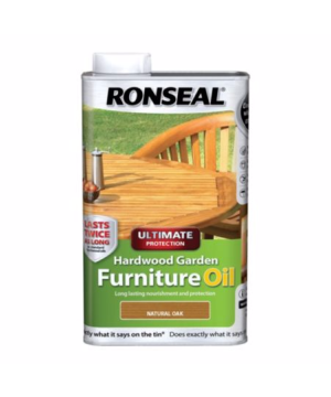 Ronseal Hardwood Garden Furniture Oil 1L Natural Oak