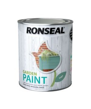 Ronseal Garden Paint in Sage, 750ml tin